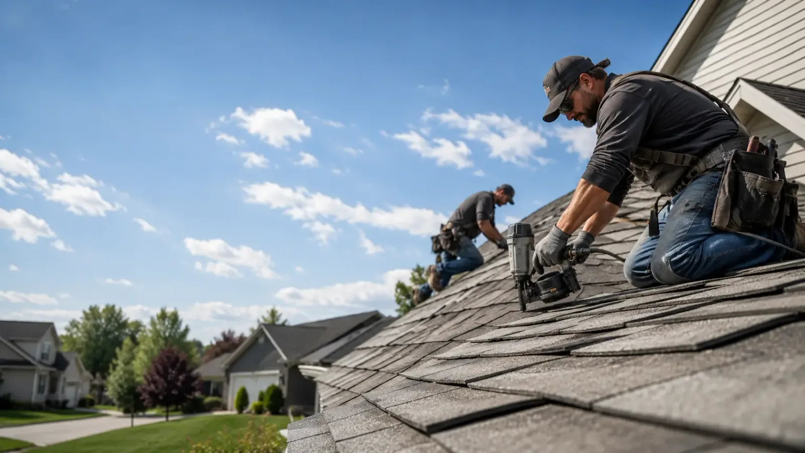 Storm Damage Roof Repair in Justice, WV near me